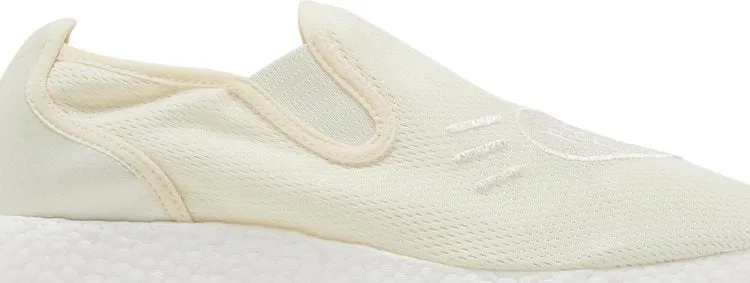 Adidas Human Made x Pure Slip-On 'Cream White' Sneakers