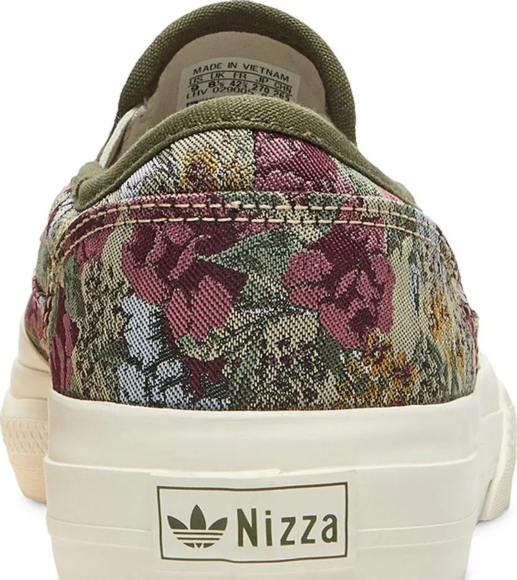 Adidas Nizza RF Slip 'Floral' sneakers, green