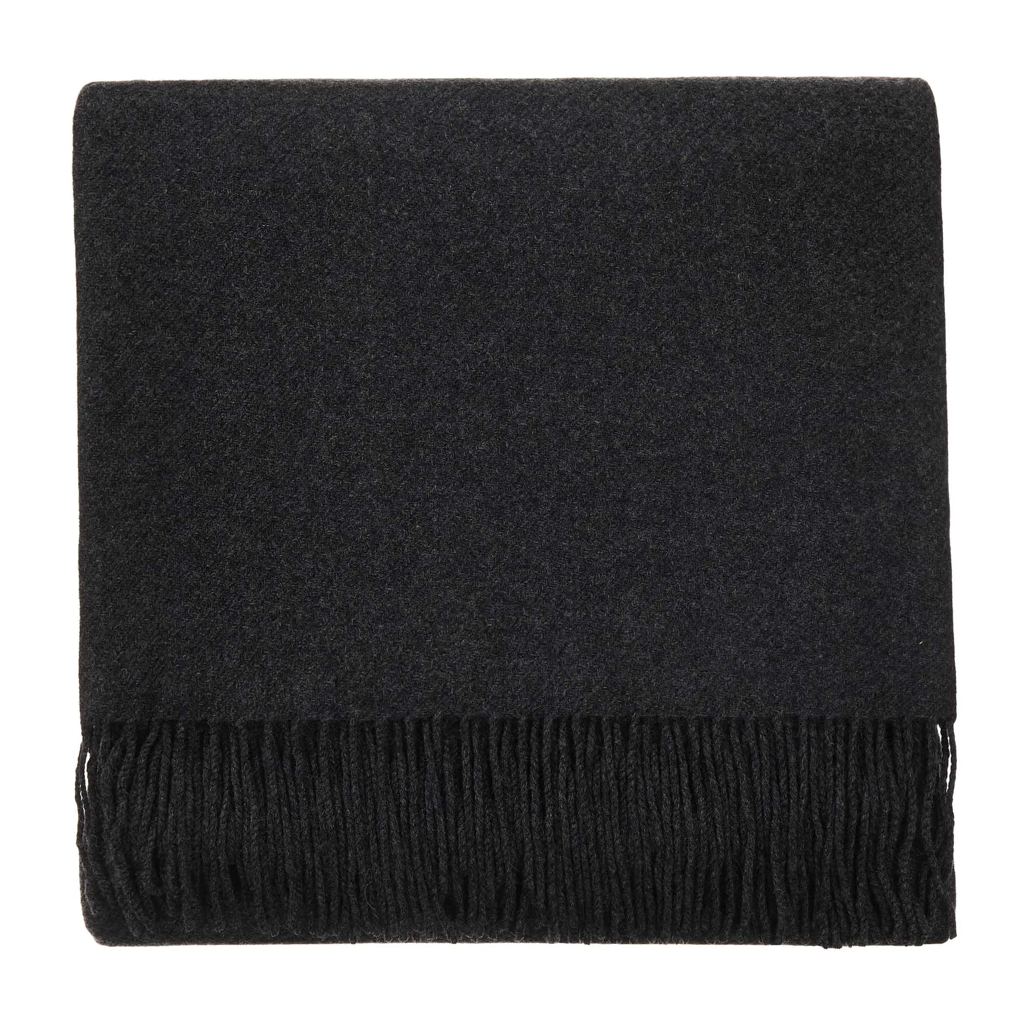 Almora Cashmere Blanket [Charcoal]