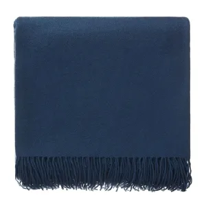 Almora Cashmere Blanket [Grey blue]