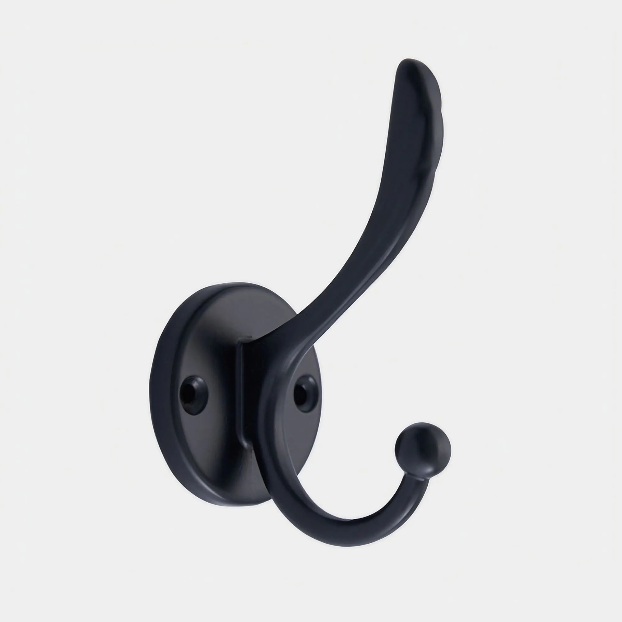 Aluminum Matte Black Hat Hooks For Wall