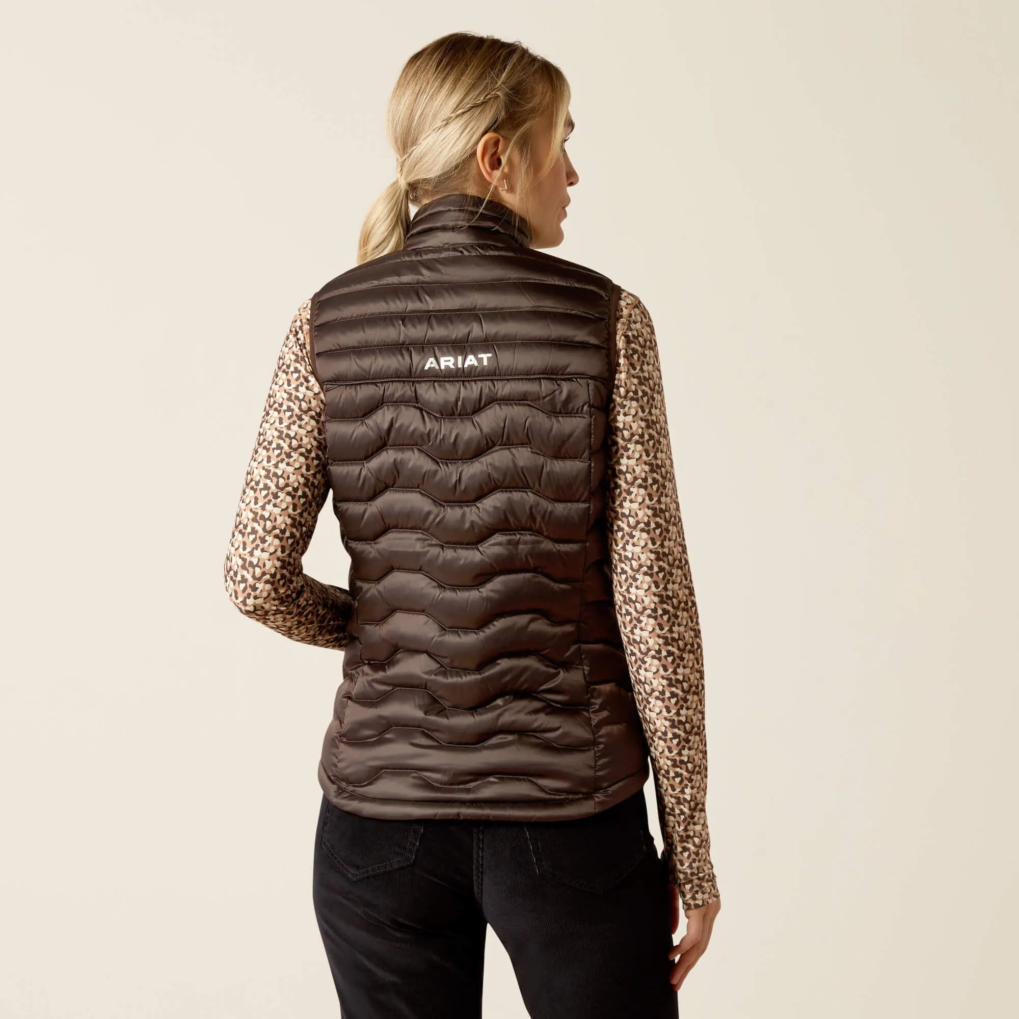 ARIAT Ideal Down Gilet - Womens - Chocolate