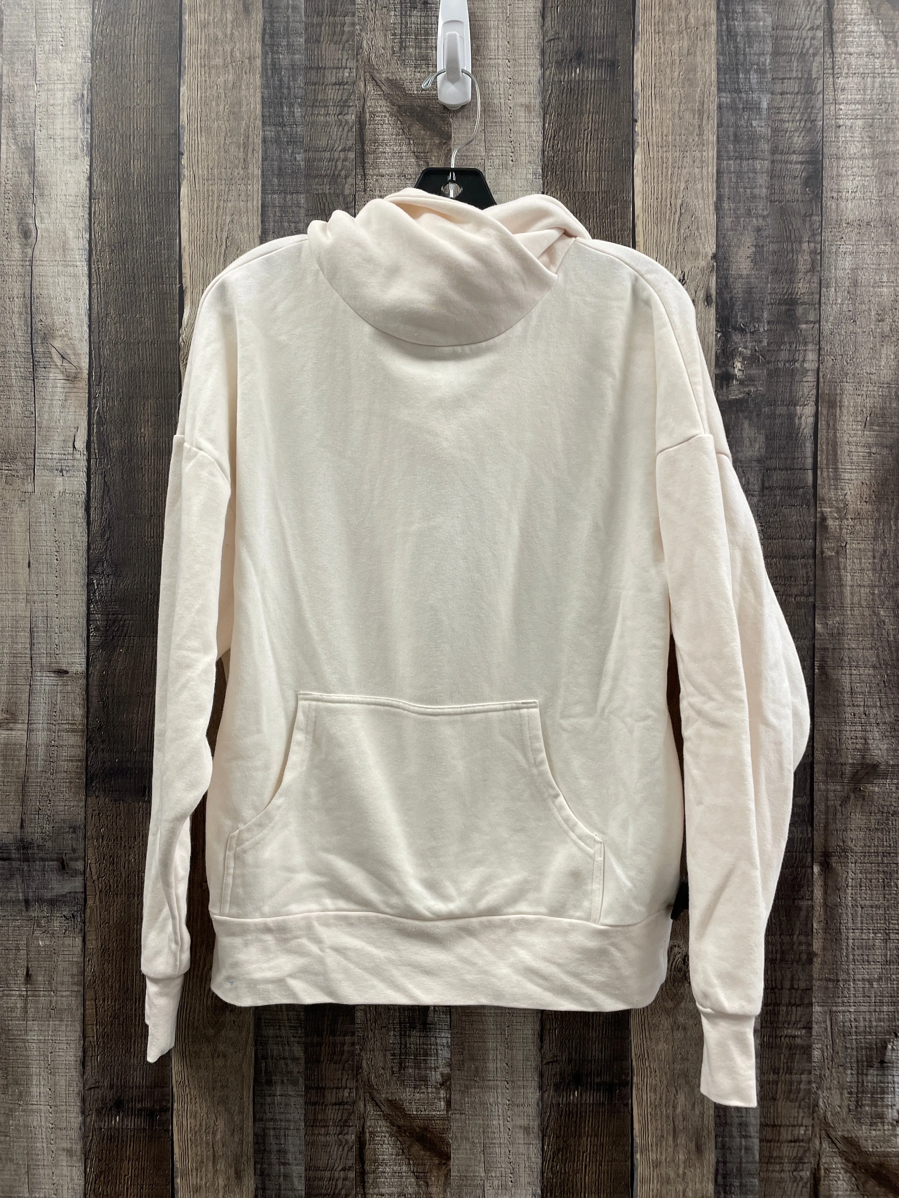 Athletic Sweatshirt Hoodie By Dsg Outerwear In White, Size: S