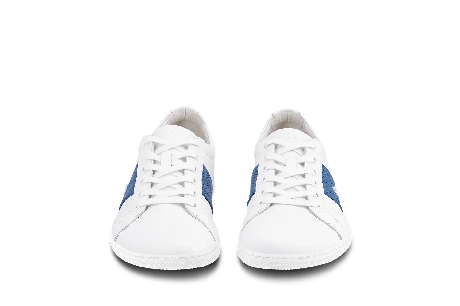 Barefoot Sneakers Be Lenka Elite - White & Dark Blue CLEARANCE