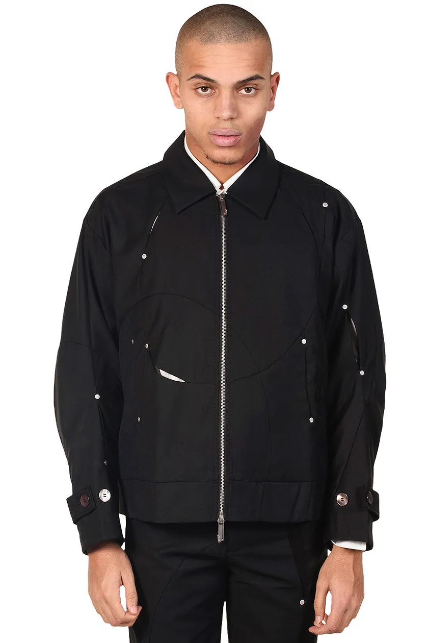 Black Dissection Hollow Jacket