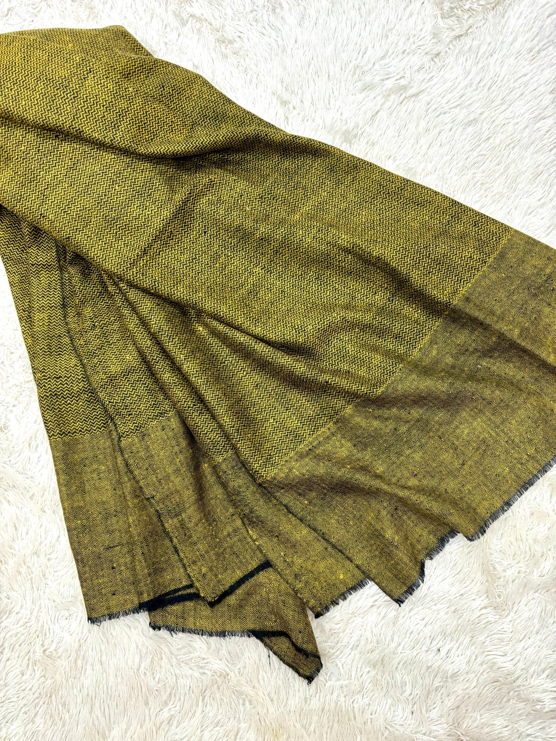 Black Gold Cashmere Pashmina Wrap - DEAN