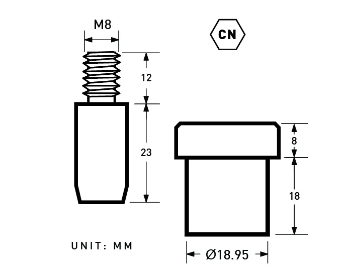 Brand-X | 13mm Convex Top S-spring Snap Fastener | BXPS-YSCV13