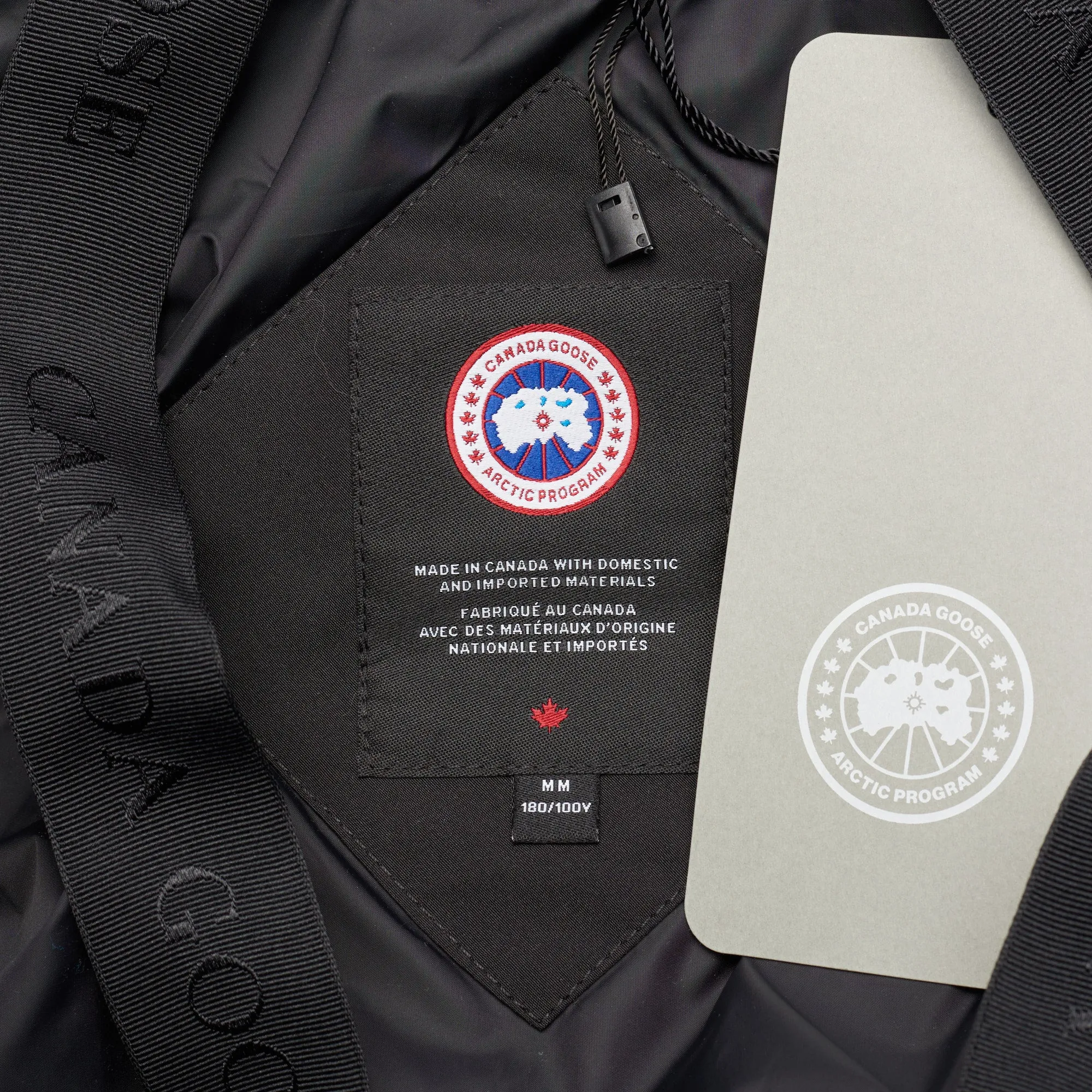 CANADA GOOSE Langford Parka Black Label 2052MB 61 Black Down Jacket Coat XL