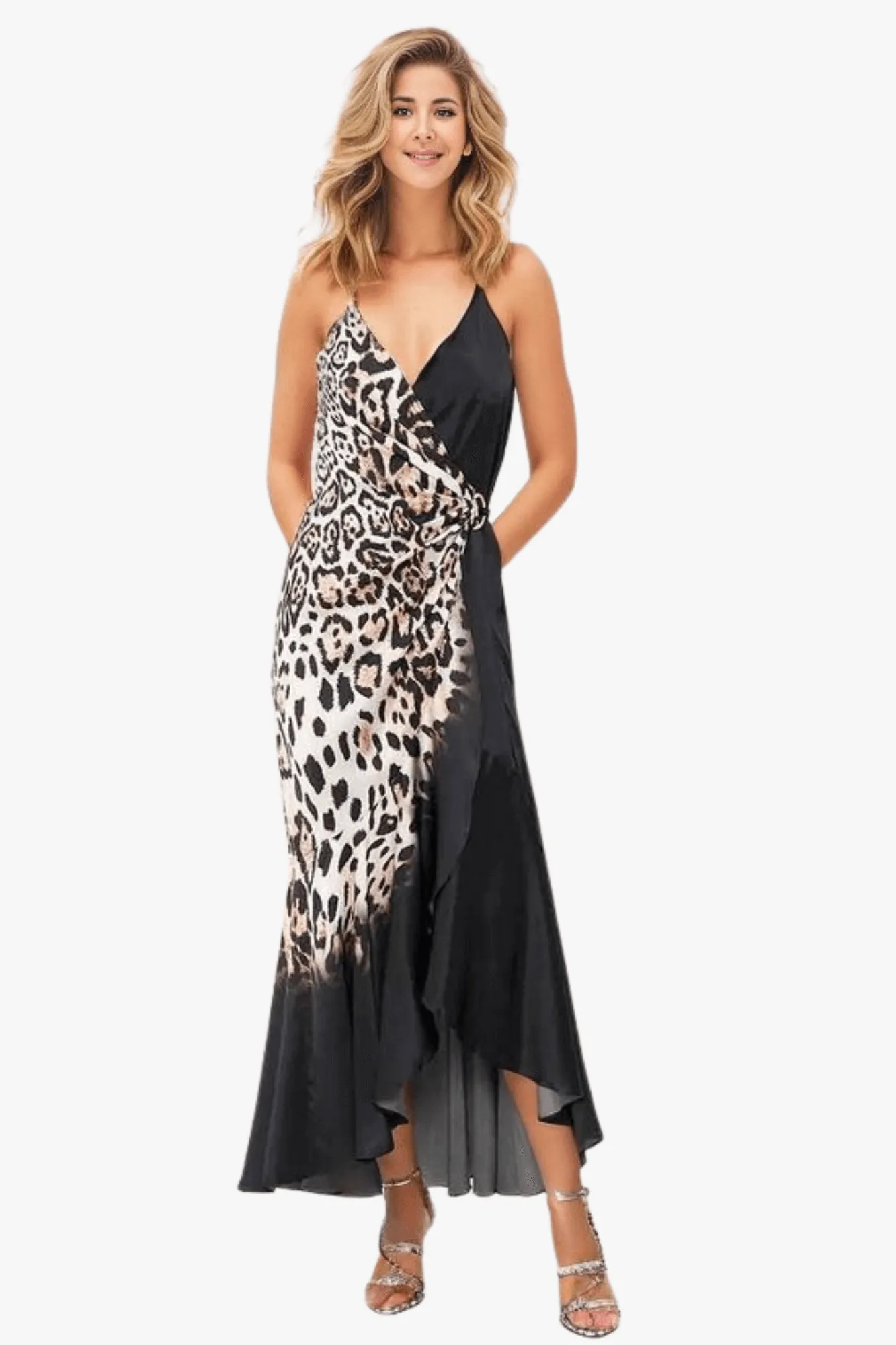 Cool For Cats Wrap Front Dress