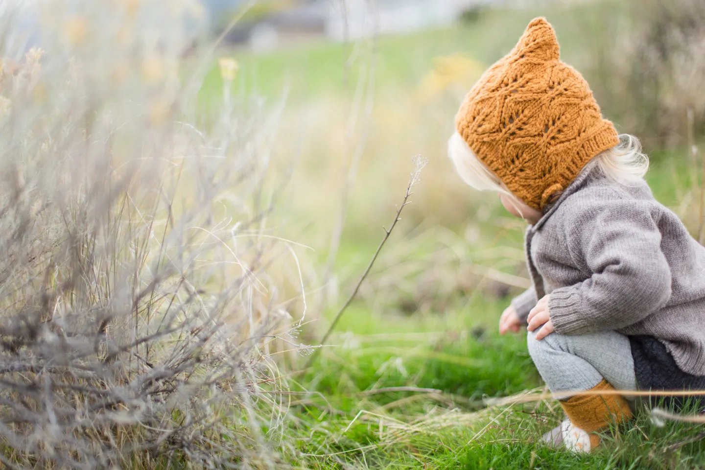 Cream Merino Wool Bonnet