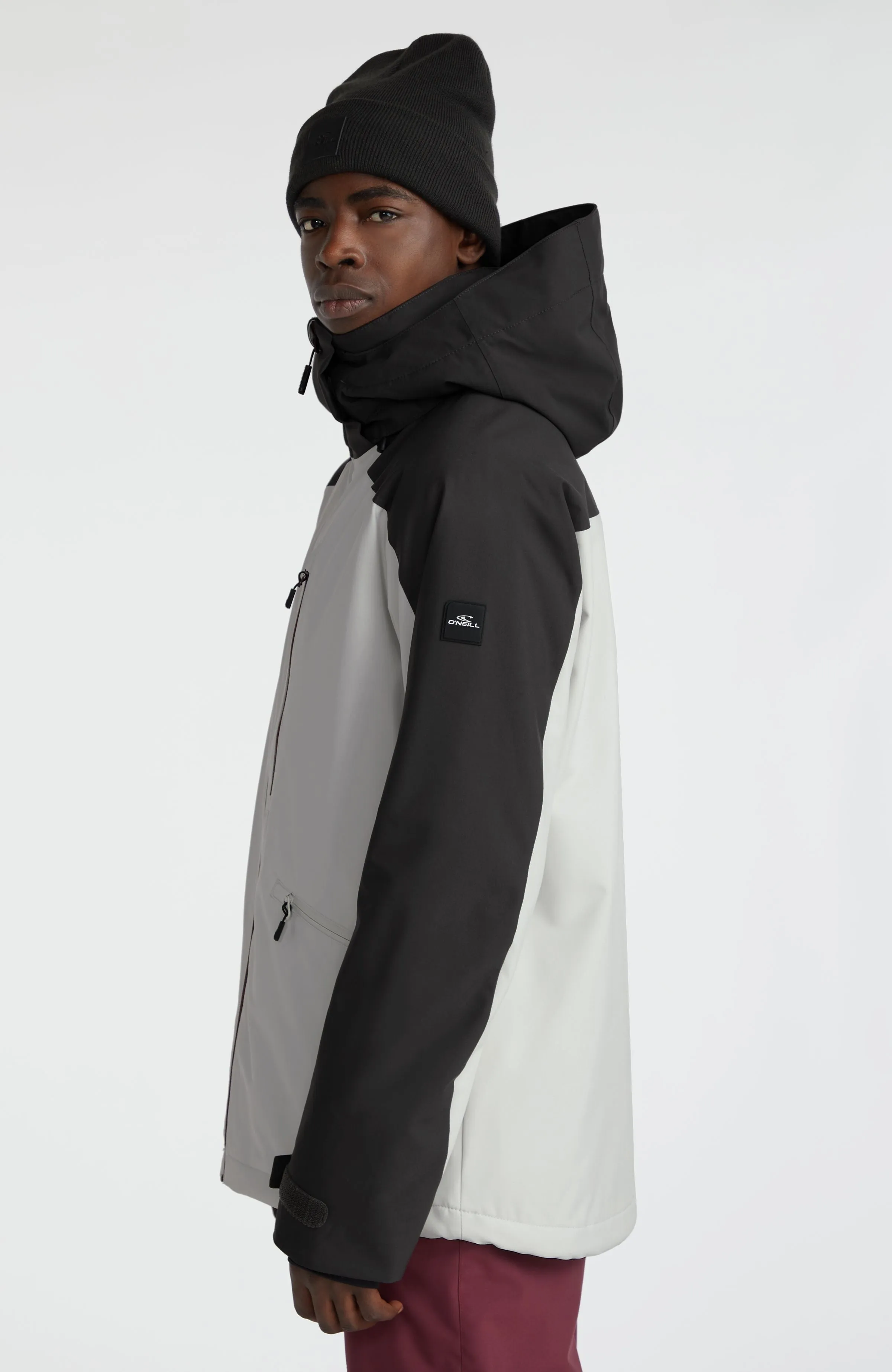 Diabase Snow Jacket | London Fog Colour Block