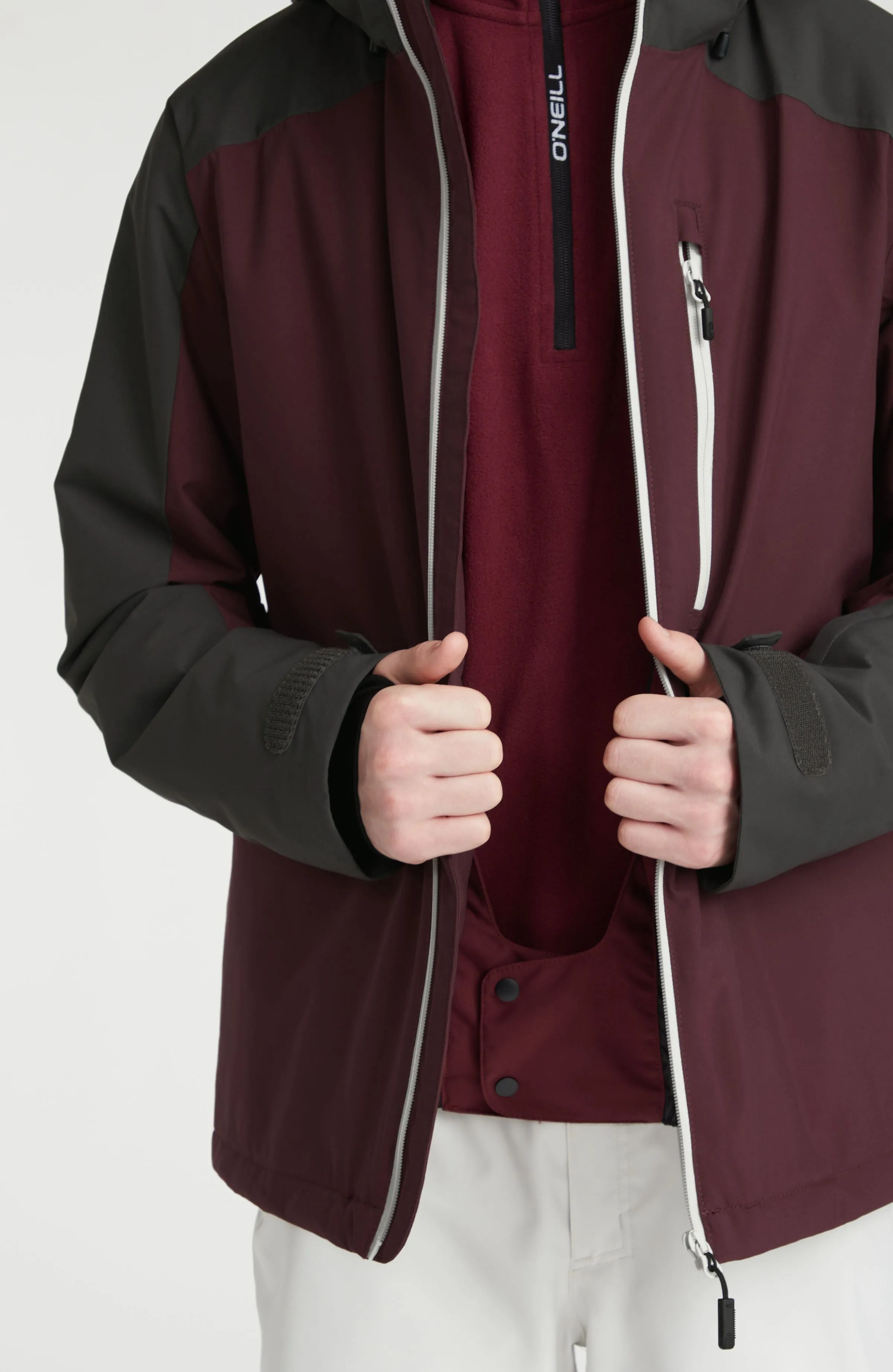 Diabase Snow Jacket | Windsor Wine Colour Block