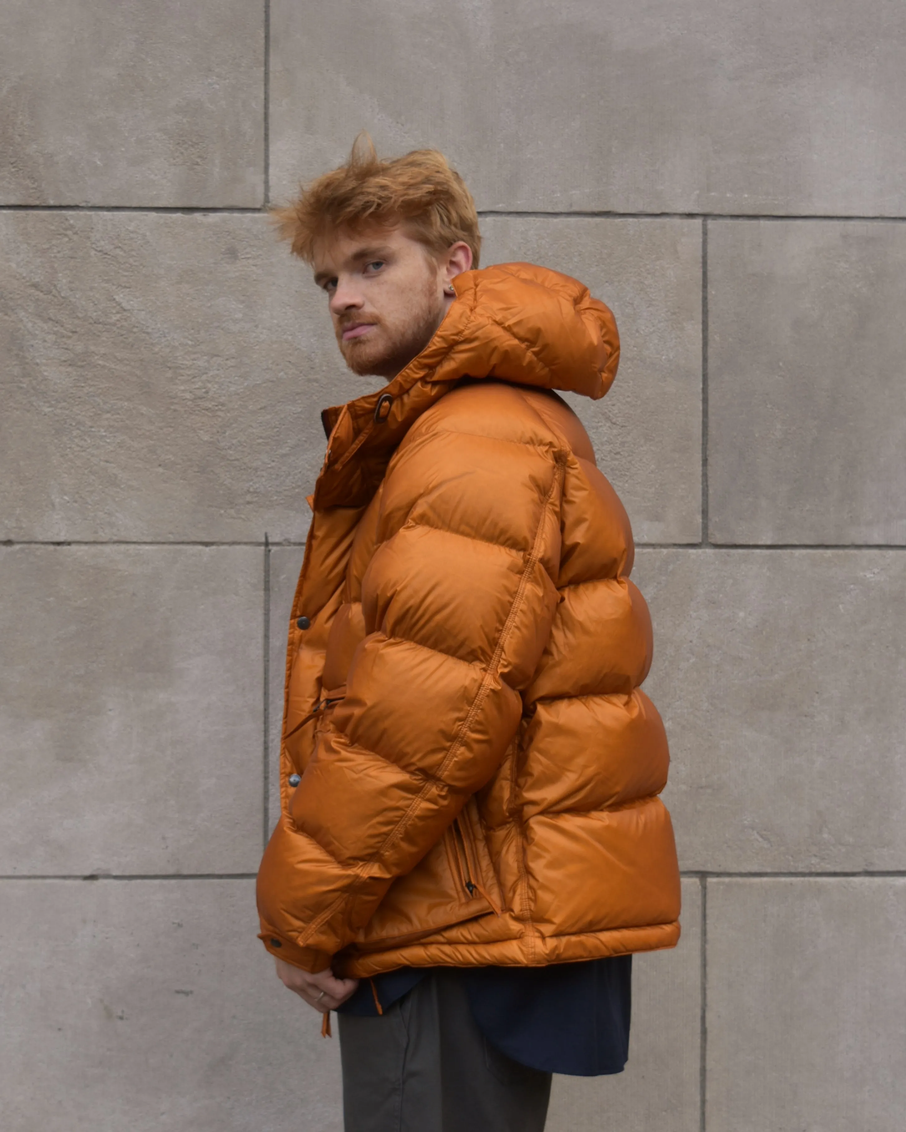 Eastlogue Orange Airborne Down Puffer Jacket