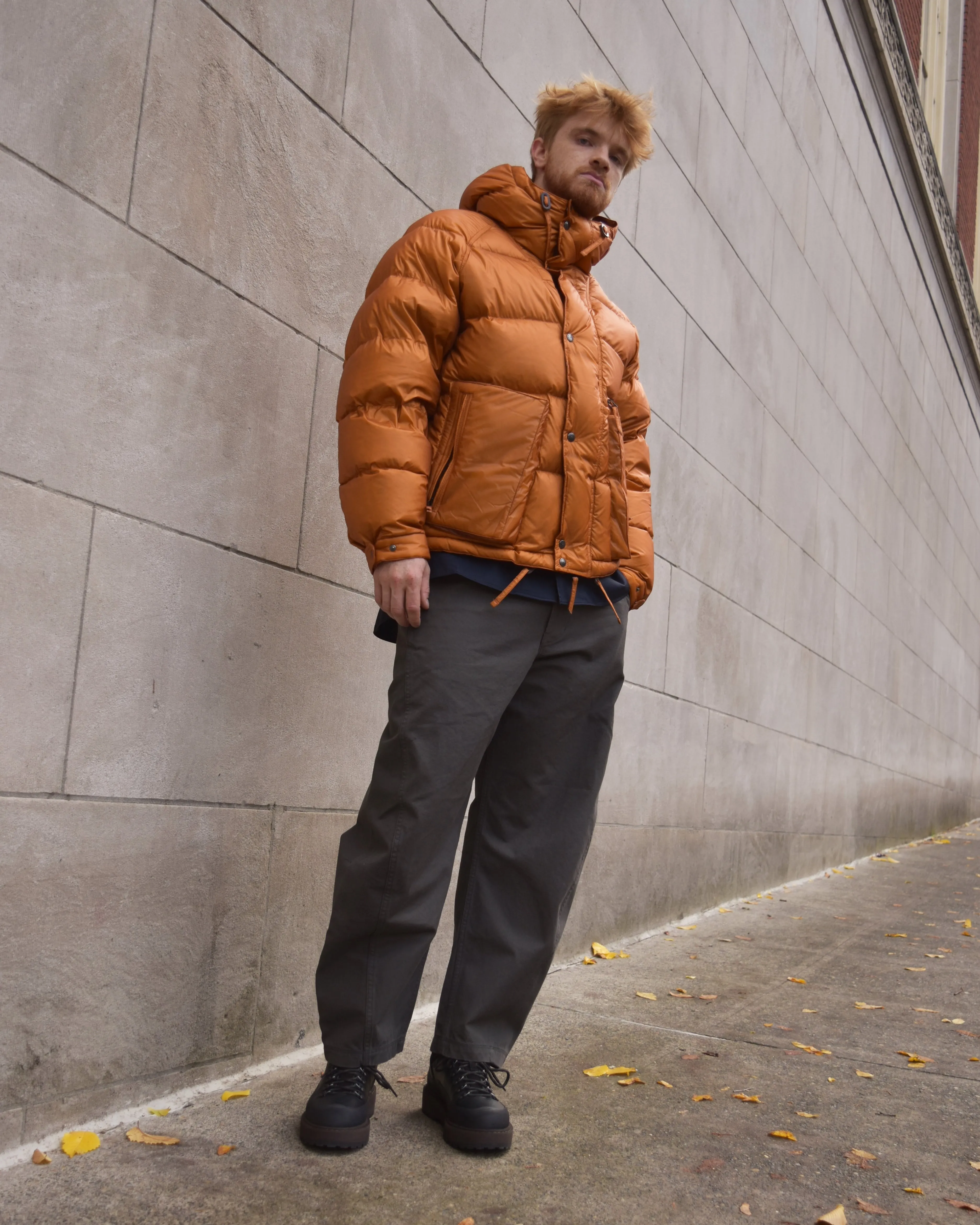 Eastlogue Orange Airborne Down Puffer Jacket