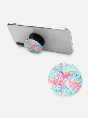 Flamingo Pattern Multi-Functional Phone Holder