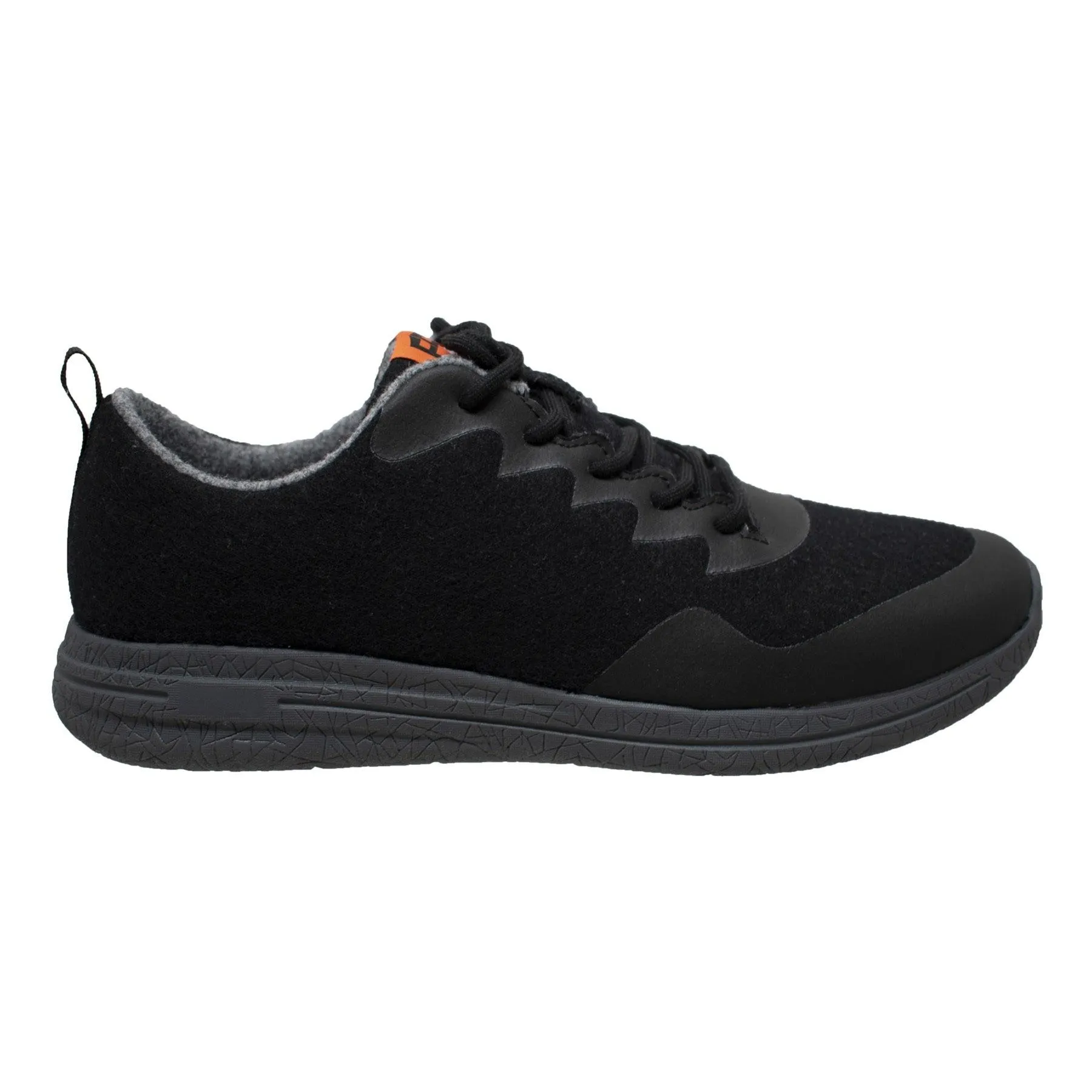 FreeShield Men's Real Wool Casual All Black