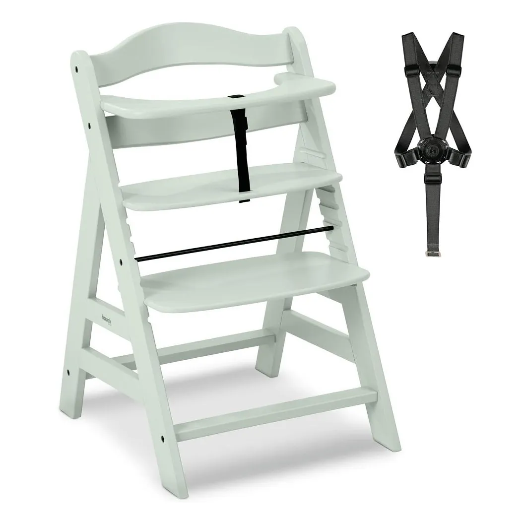 Hauck Alpha B Wooden Highchair (Mint)