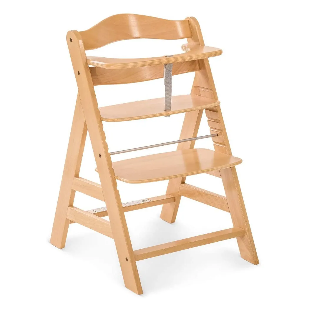 Hauck Alpha B Wooden Highchair (Natural)