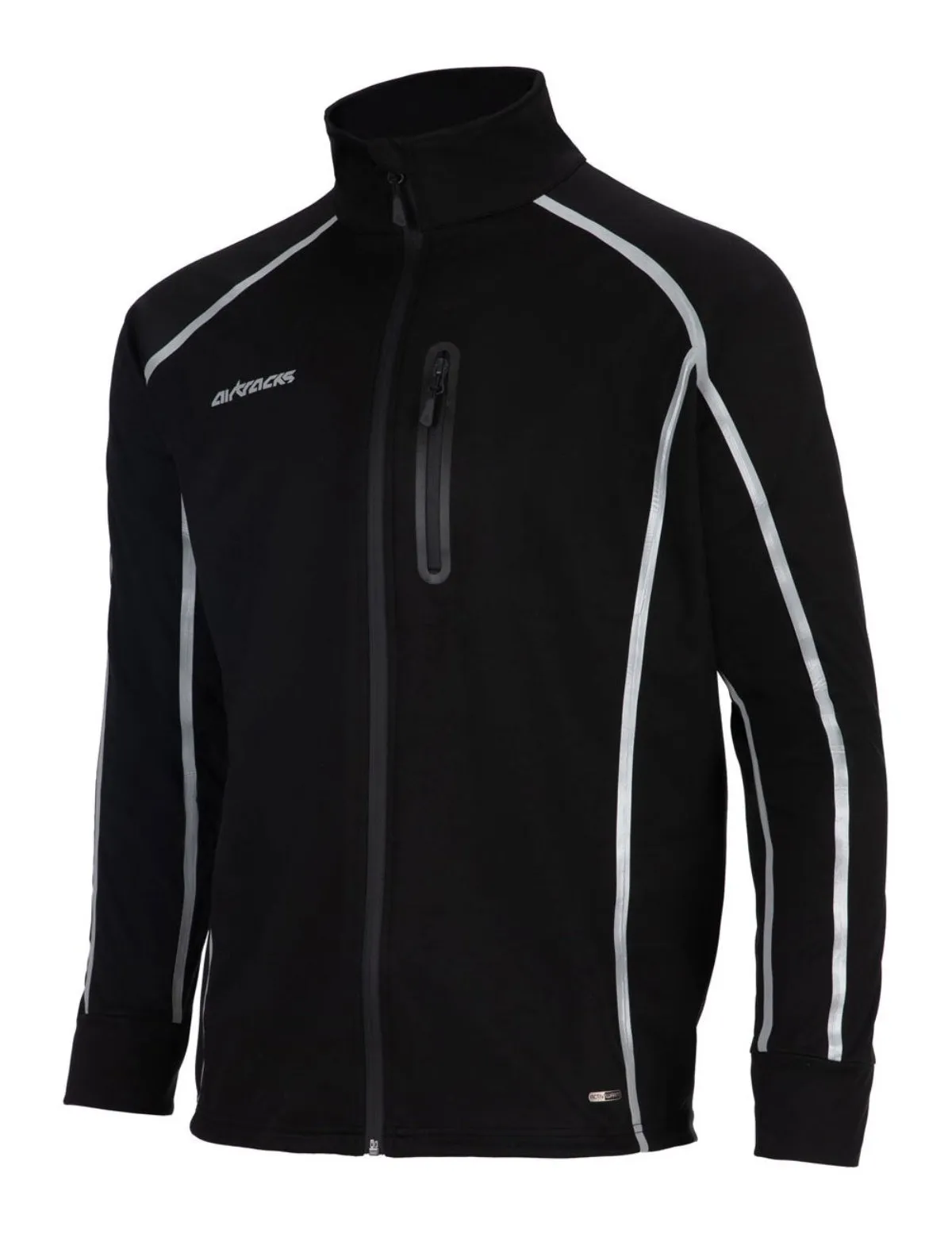 Herren Thermo Fahrradjacke - Laufjacke Air Tech II Schwarz