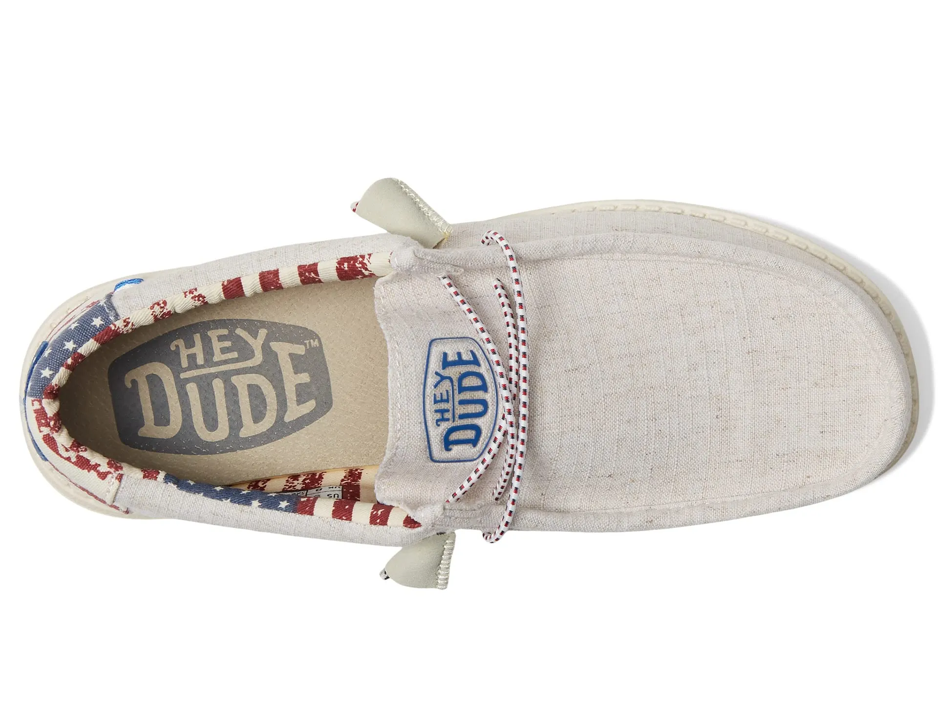 Hey Dude Wally Patriotic Slip-On Casual Shoes