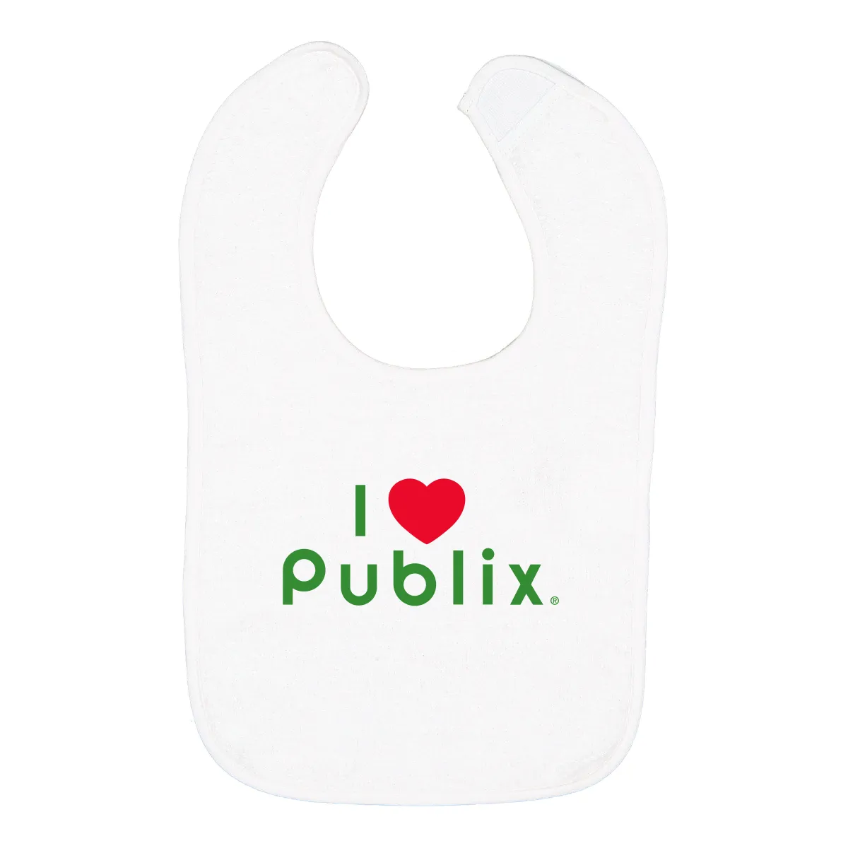 I Heart Publix Bib - Red Heart