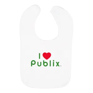 I Heart Publix Bib - Red Heart