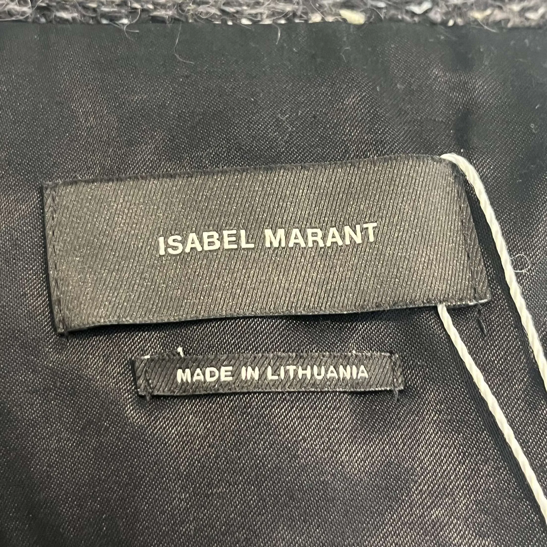 Isabel Marant Brand New Grey Boucle DB Jacket XS/S