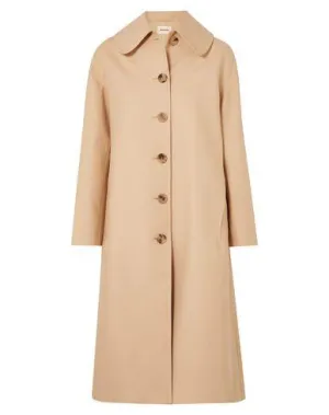 Khaite Women Overcoat Beige 12 UK