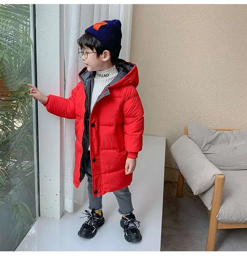 Kids Thickened Warm Padded Jacket