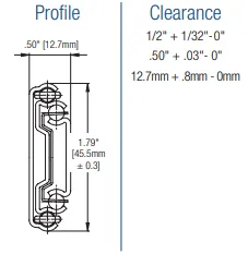 Knape & Vogt KV GS4270 14" Soft-Close Drawer Slide GS4270 14