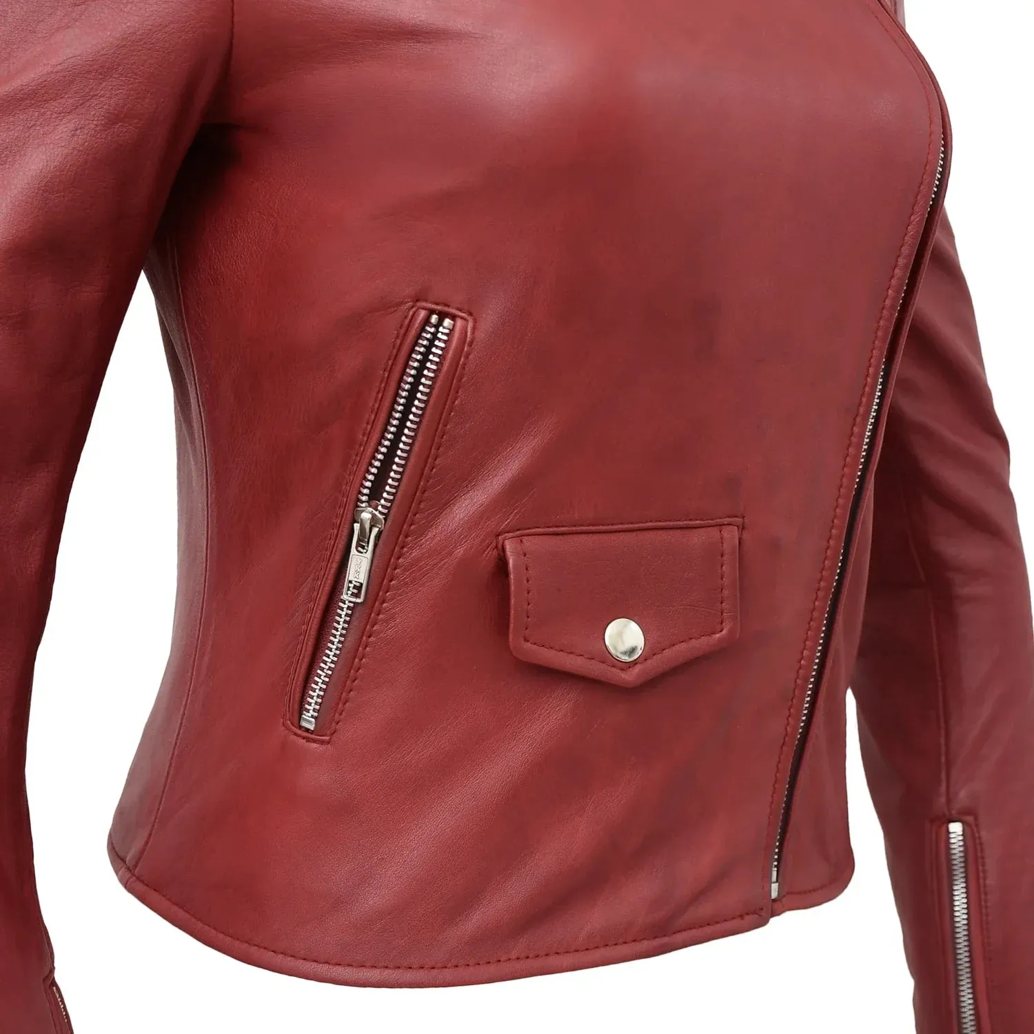 Lennox  Moto Style Leather Jacket