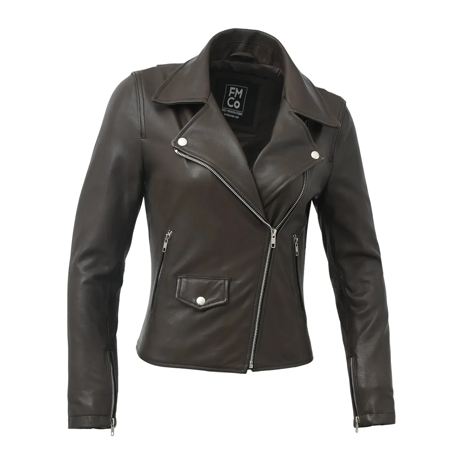 Lennox  Moto Style Leather Jacket