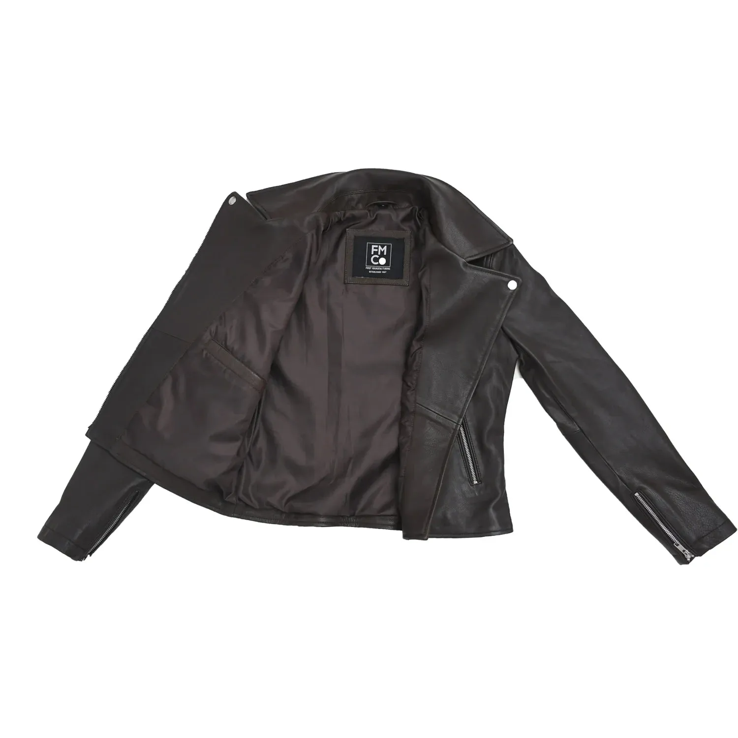 Lennox  Moto Style Leather Jacket