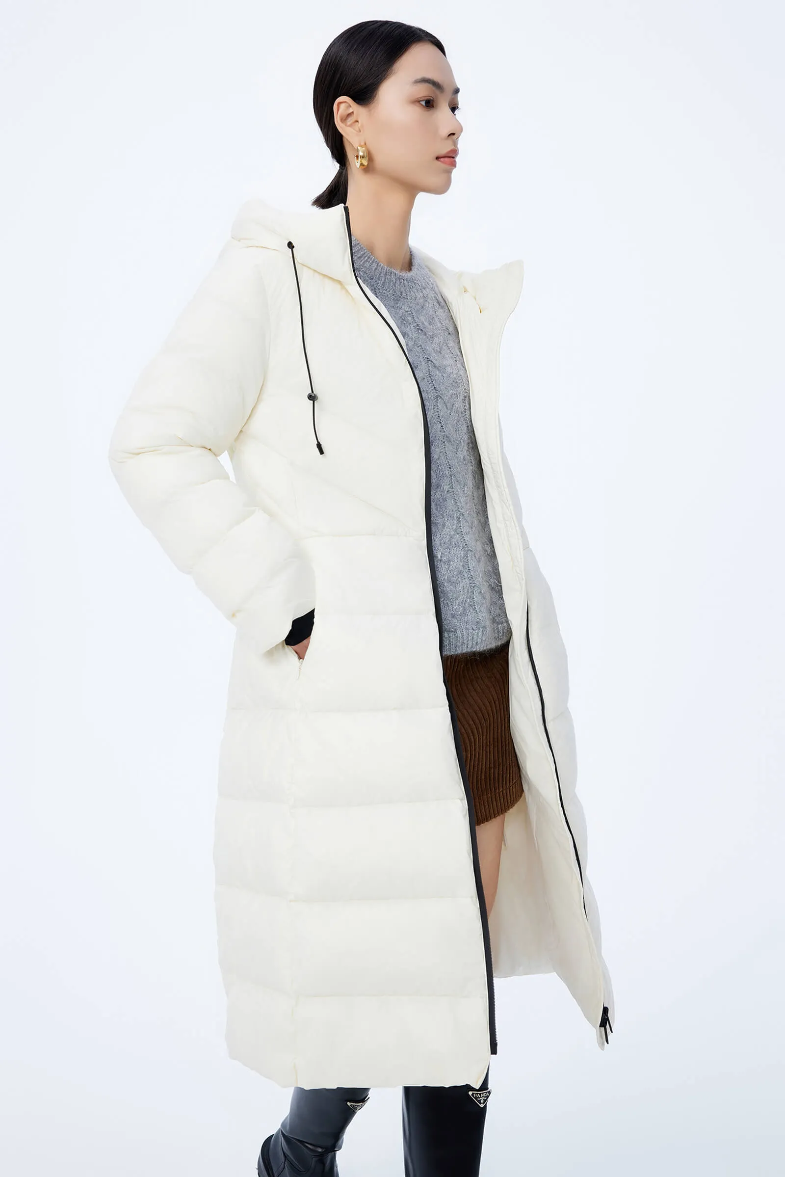 LILY Stylish and Warm Hooded Puffer Jacket