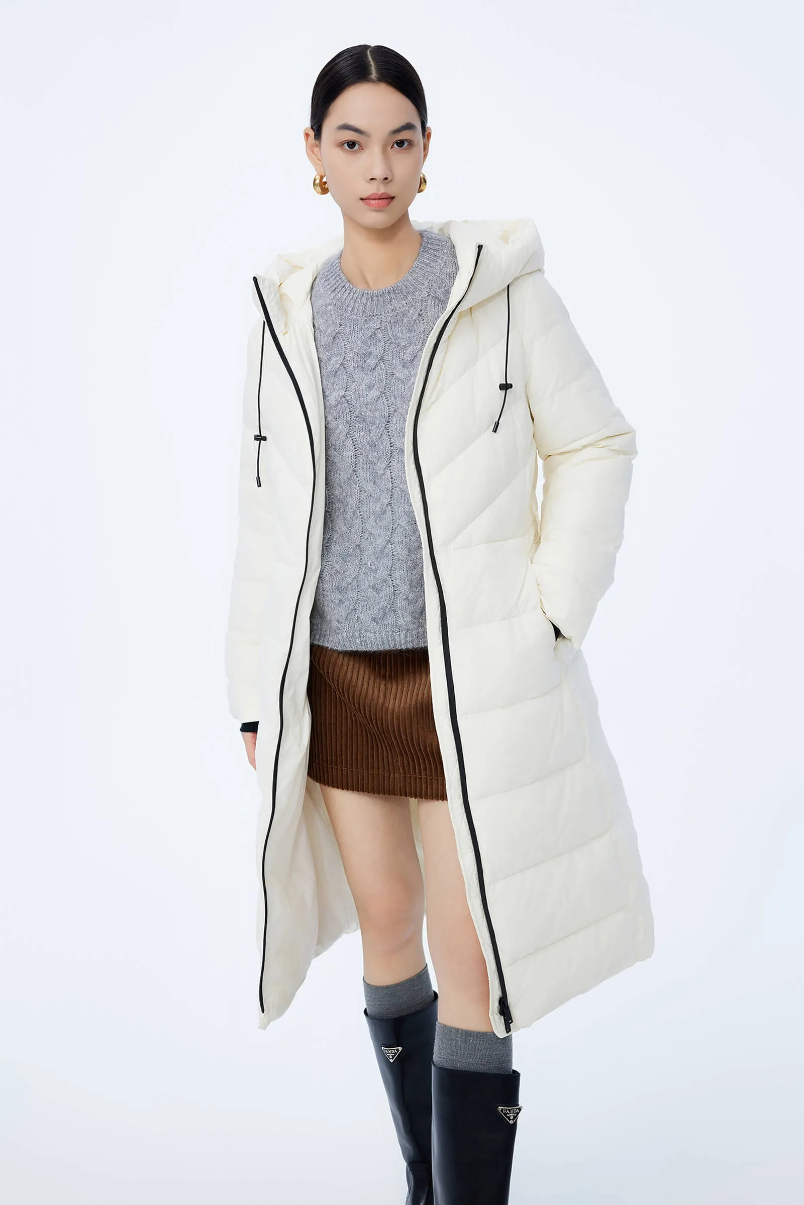 LILY Stylish and Warm Hooded Puffer Jacket