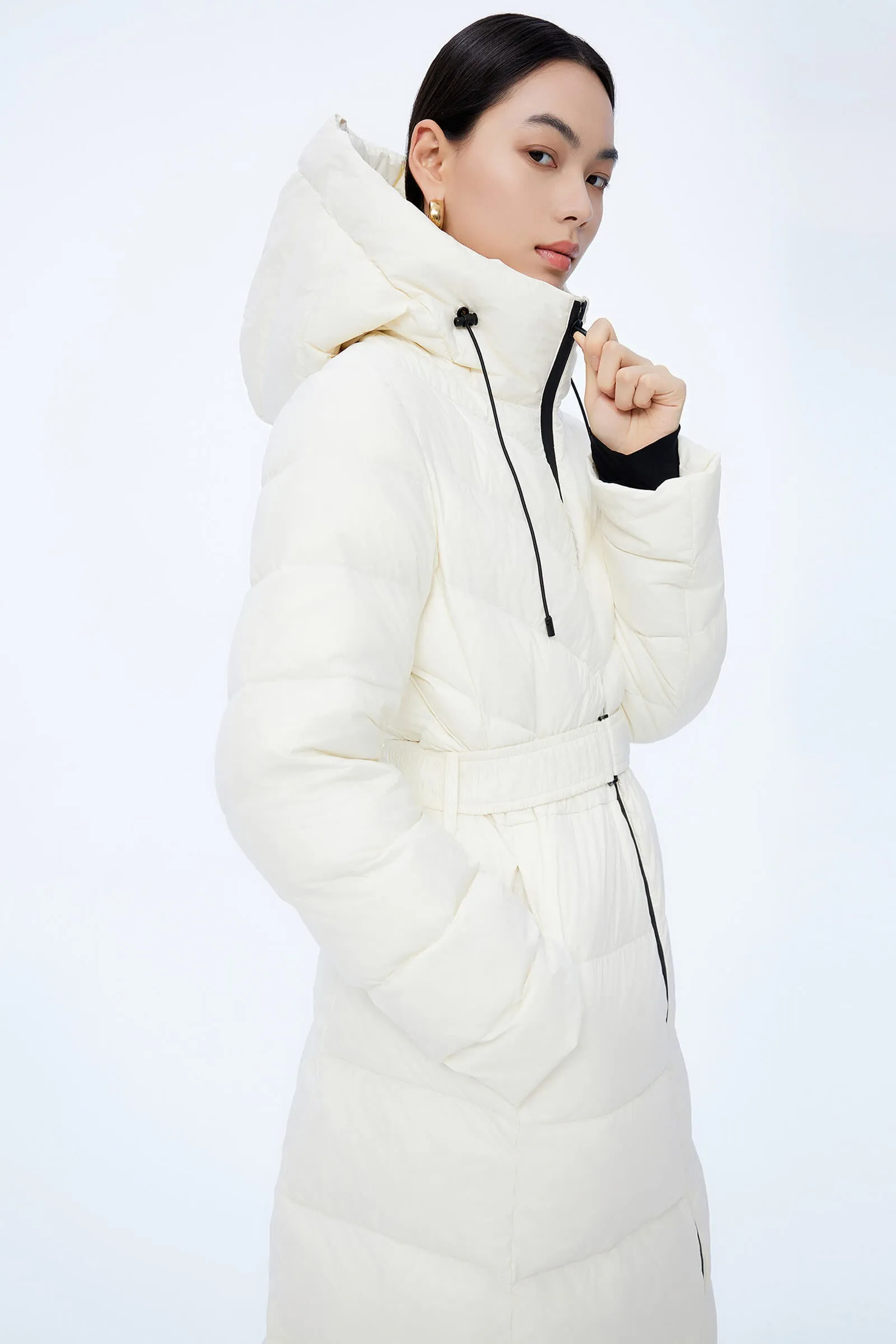 LILY Stylish and Warm Hooded Puffer Jacket