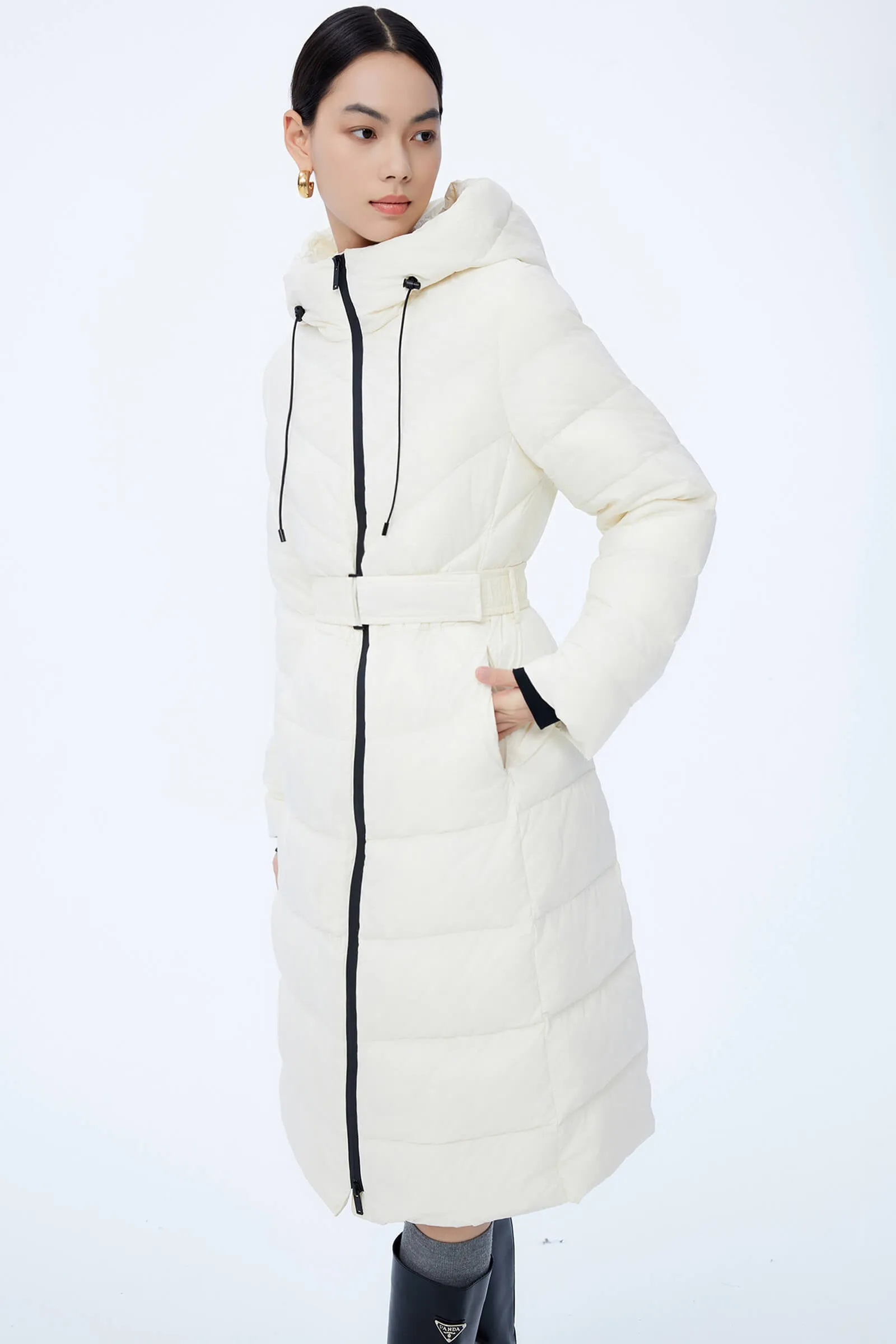 LILY Stylish and Warm Hooded Puffer Jacket