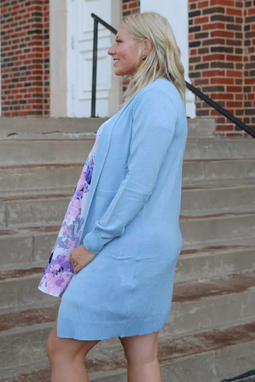 Margie Light Blue Cardigan