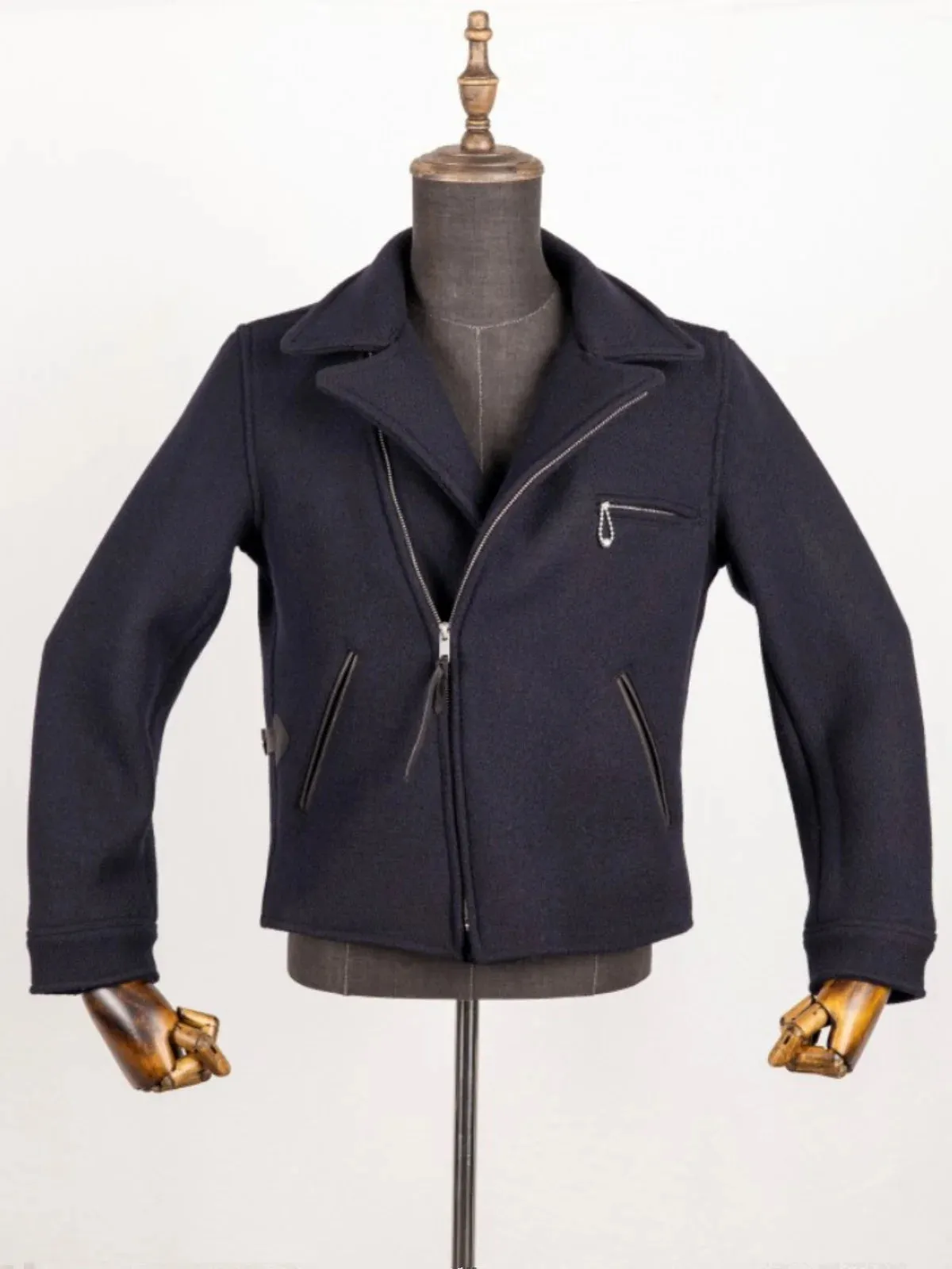 Men's 1930s Wool Sports Jacket - Motorcycle Style Outerwear