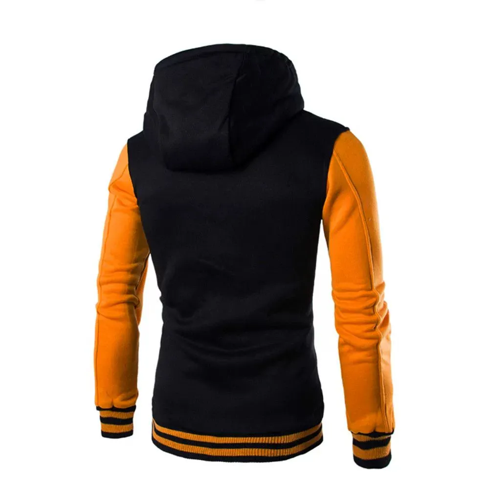 Men's Hooded Sweatshirt Casual Winter Jacket for Men