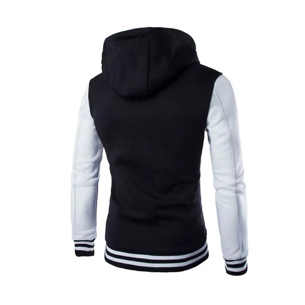 Men's Hooded Sweatshirt Casual Winter Jacket for Men