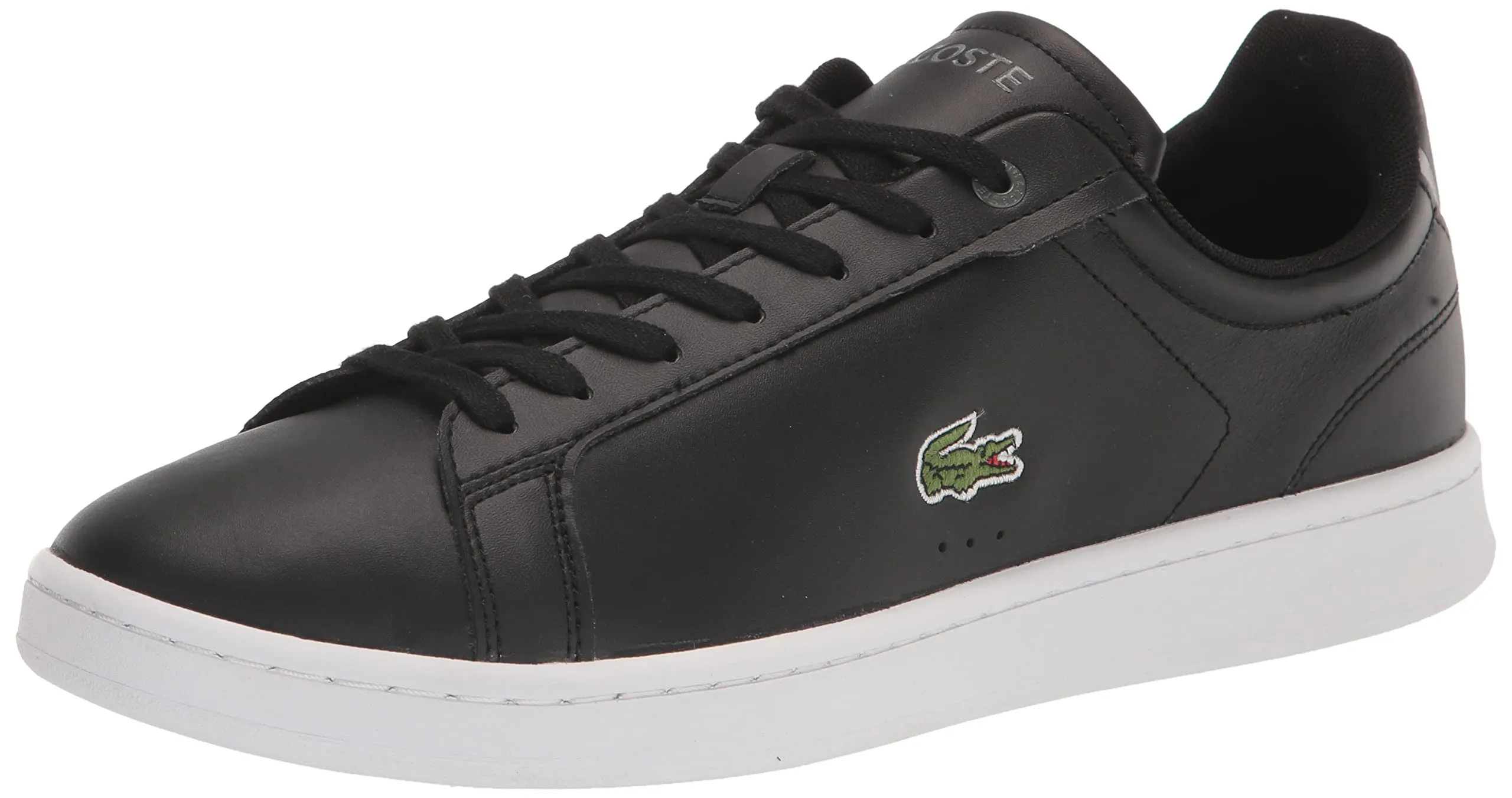 Men's Shoes Lacoste CARNABY PRO BL Leather Sneakers 45SMA0110312 BLACK / WHITE