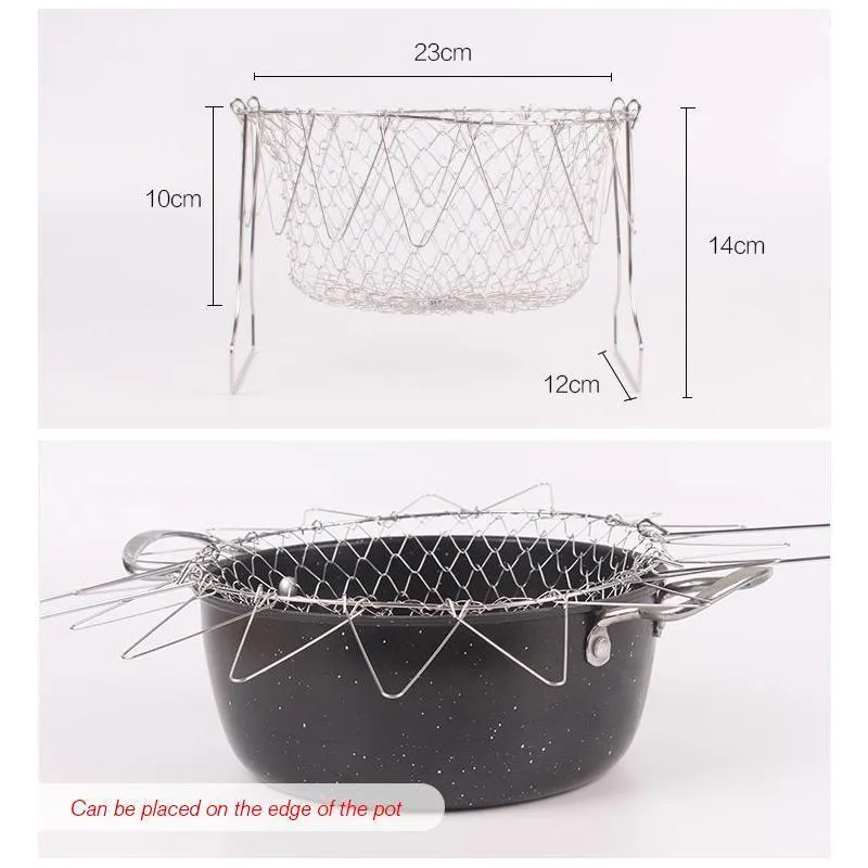 Multi-Functional Folding Basket