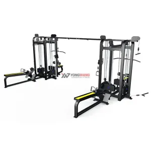 Multifunctional Gym Machine Cable Crossover Trainer 8  Multi-Station Power Rack Gym Fitness sets Machine