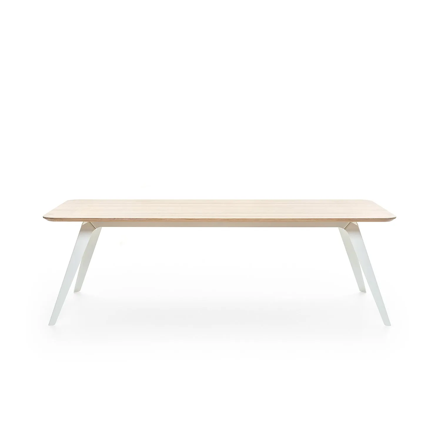 puik | fold table | solid oak   white base 200x95cm - LC