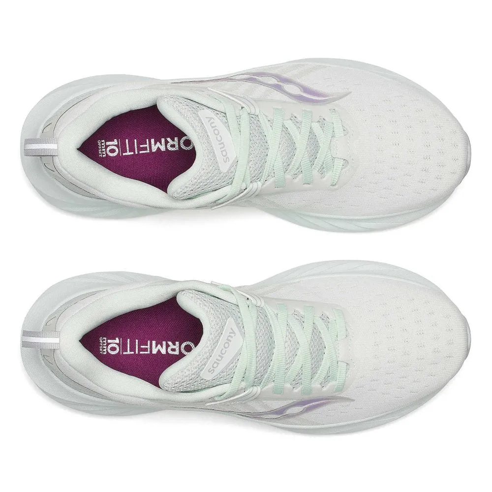 Saucony Women's Triumph 22 Wide - White/Foam