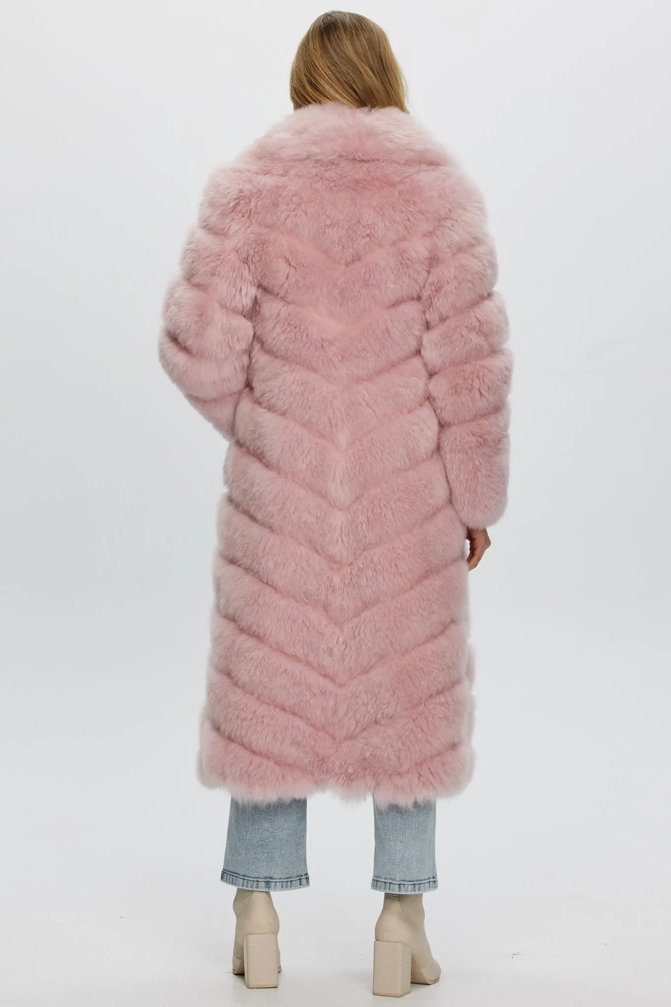 Select Cashmere Goat Diagonal Coat