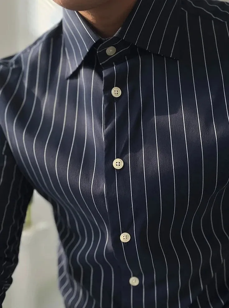 The Davies Dress Stripe Shirt