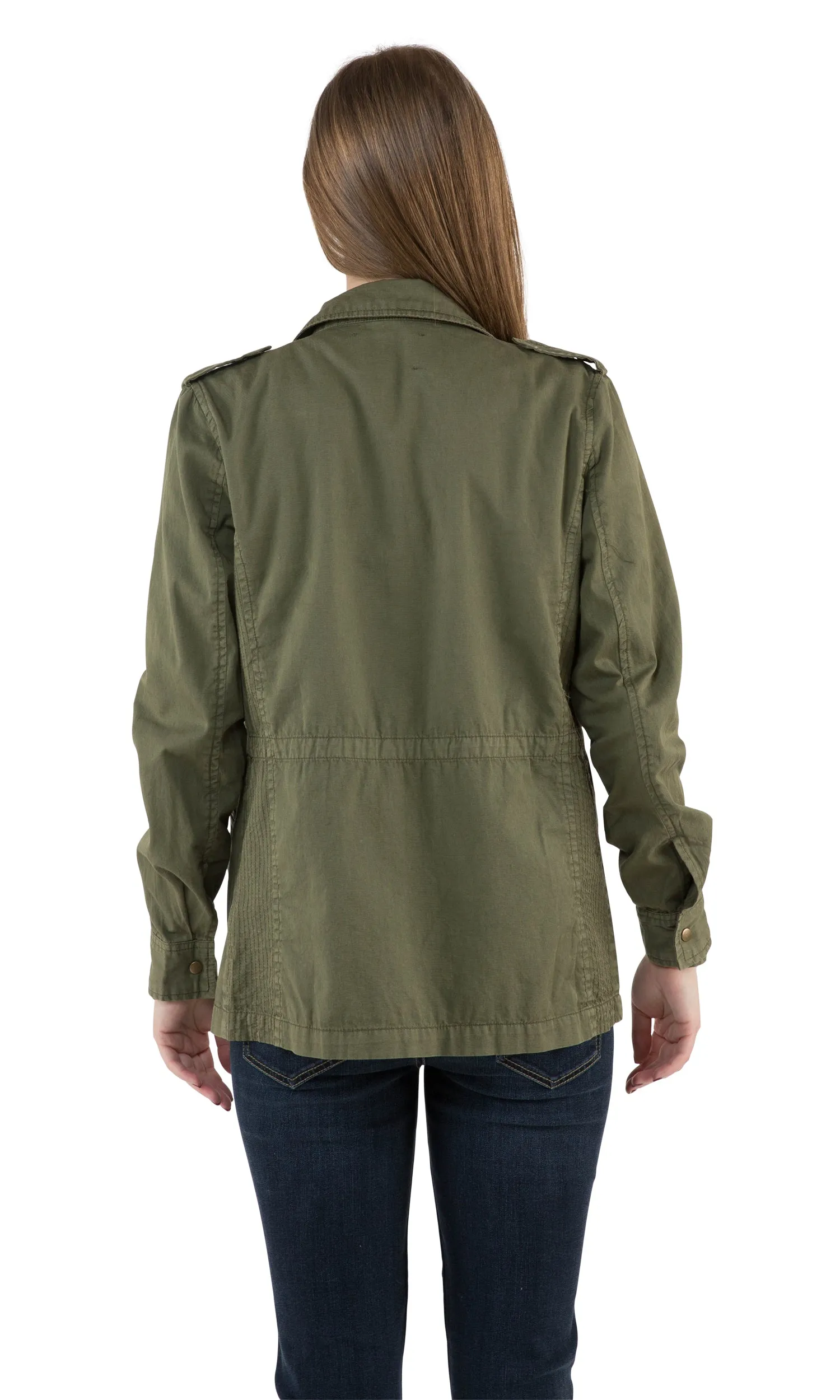 Velvet by Graham & Spencer Lily Aldridge Ruby Army Jacket