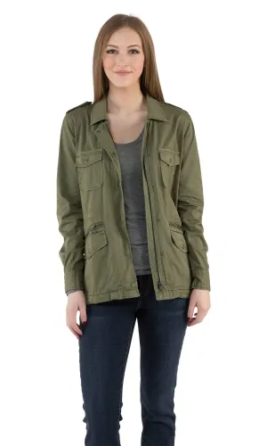 Velvet by Graham & Spencer Lily Aldridge Ruby Army Jacket